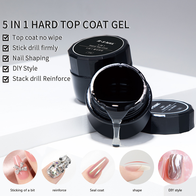 Gel Top Coat - RSNAIL 5 IN 1 Japanse Hard
