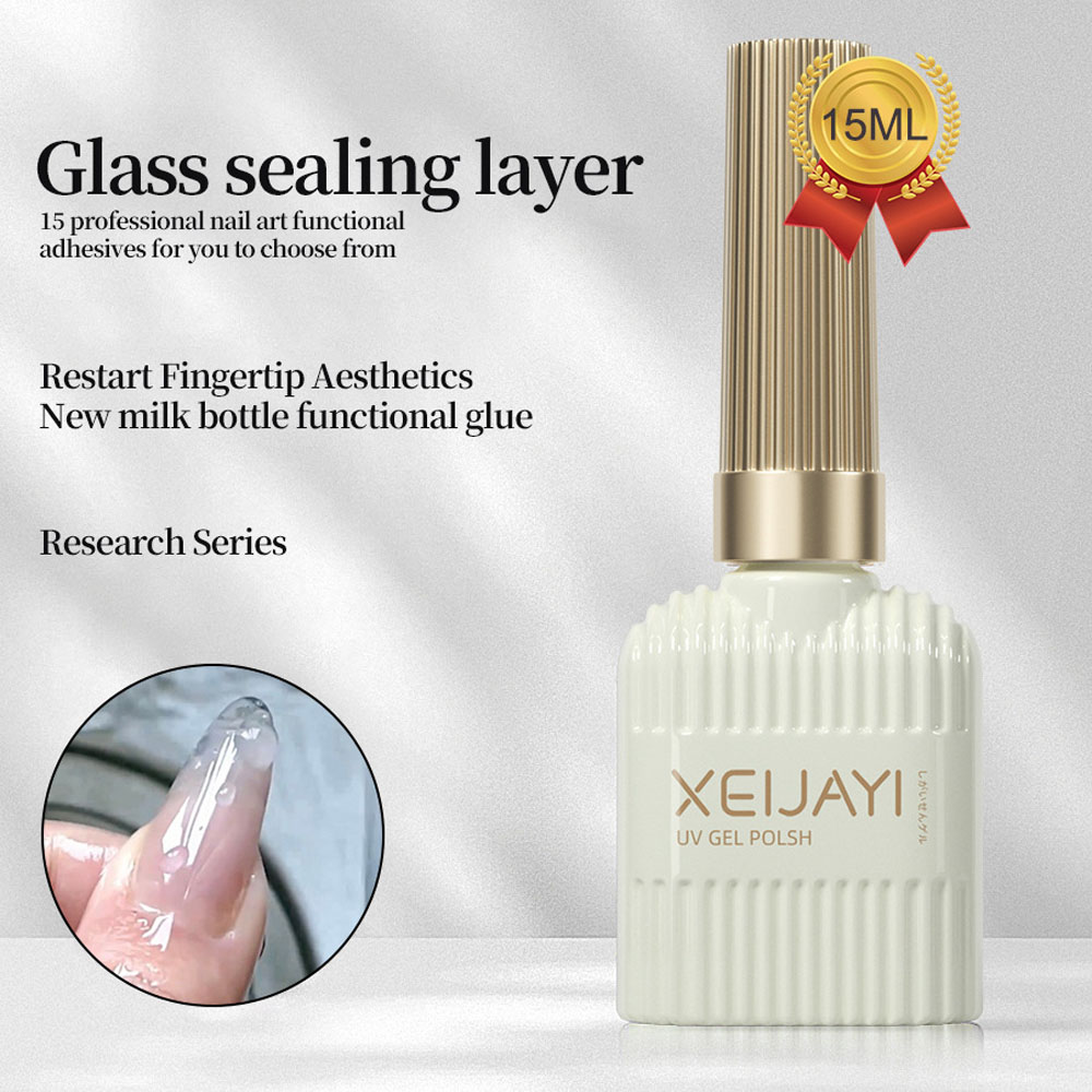 Gel Top Coat - 15 ml glazen afdichtingslaag toplaag gellak