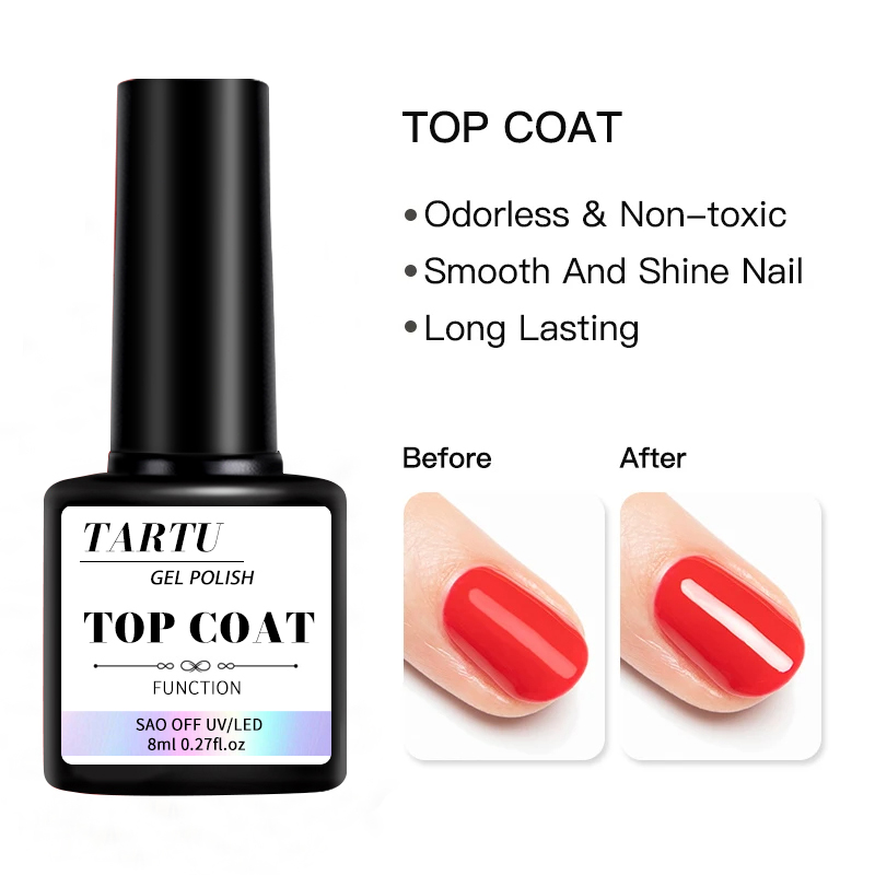 8 ml functionele gel nail art  - Gel Top Coat recensie en prijs