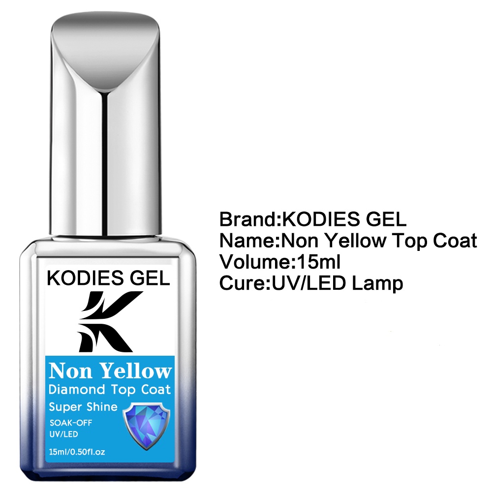 KODIES GEL Non Yellow Top Coat - Gel Top Coat recensie en prijs