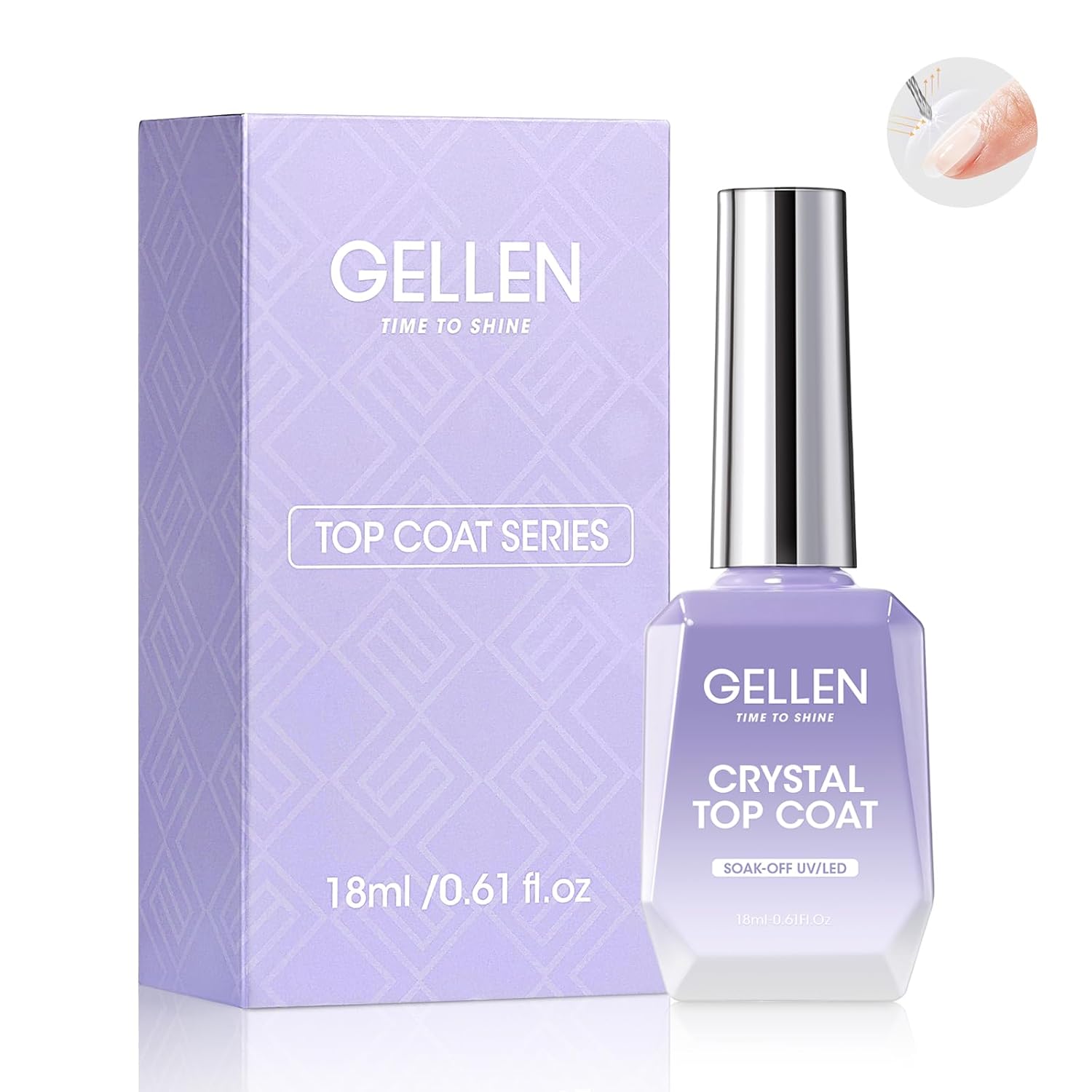 GELLEN Nagelgel Top Coat 18ML  - Gel Top Coat recensie en prijs