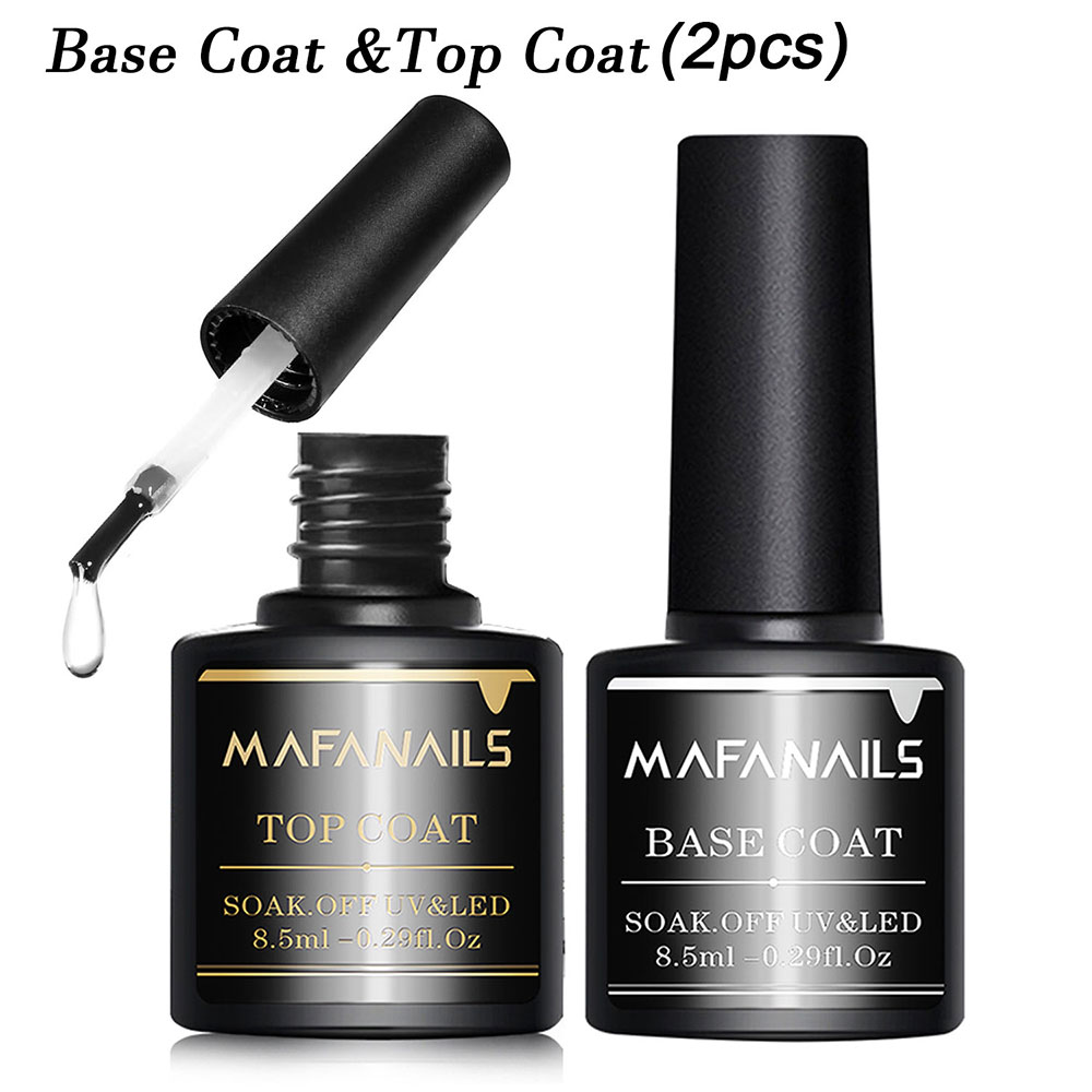 2-delige set transparante gel  - Gel Top Coat recensie en prijs